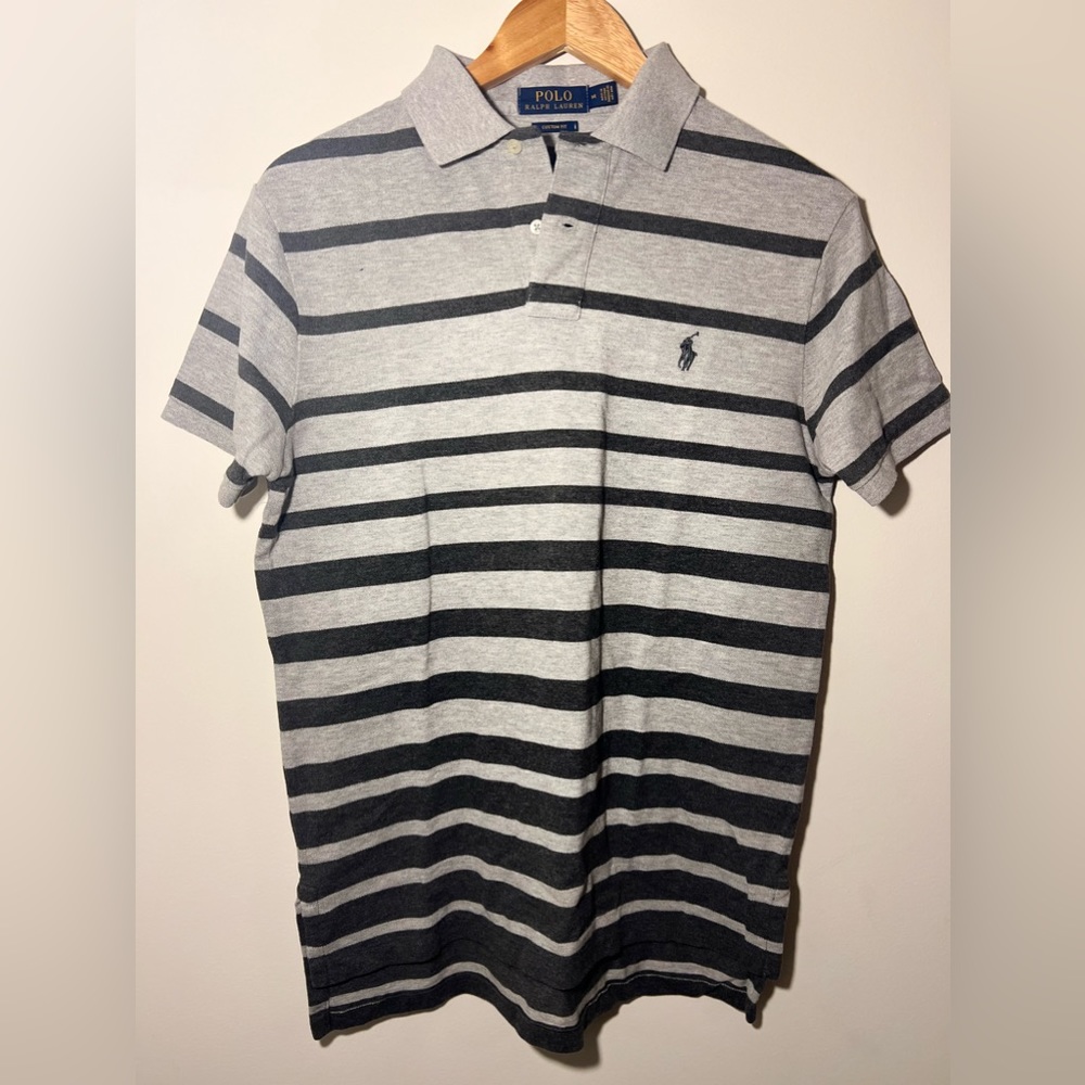 Ralph Lauren Gray/Navy Polo